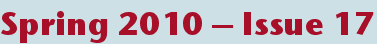 Spring 2010 – Issue 17